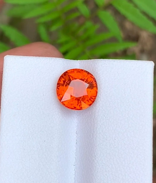 Mandarin Orange  Natural Spessarite Garnet